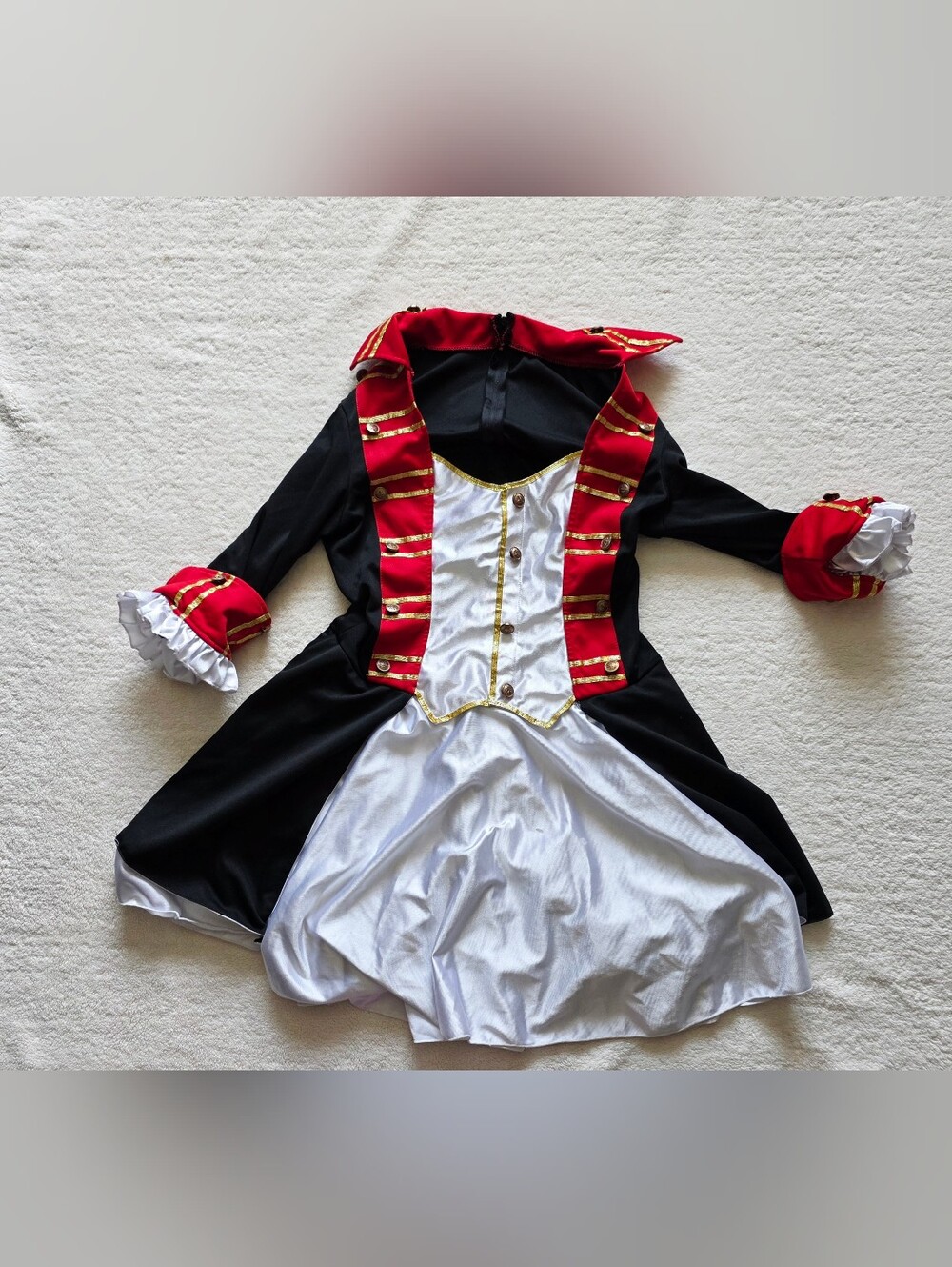 Leg Avenue Woman Soldier / pirate captain or colonial-style costume dress XL 2XL